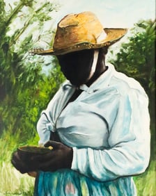 Ronald Travisano Oil on Canvas Portrait