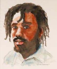 Ronald Travisano Watercolor Portrait
