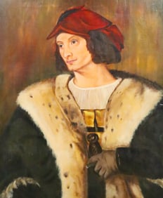 Frances Travisano Oil on Canvas After Titian