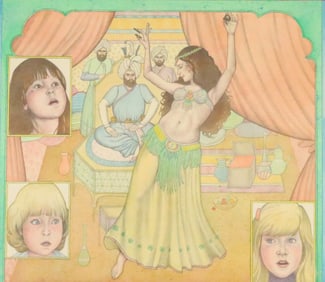 Lorraine Fox Gouache Illustration