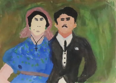 Angela Palladino Gouache Couple