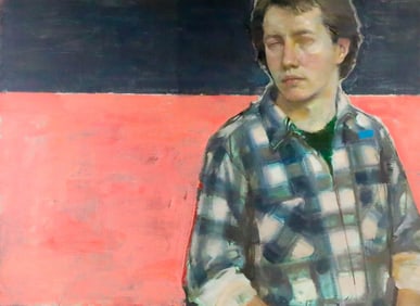 Ronald Sherr Oil on Canvas Self-Portrait