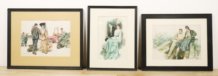 3 Lithographs After Howard Chandler Christy
