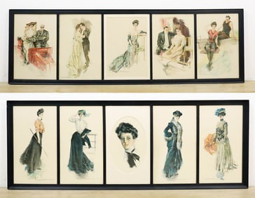 10 Prints After Howard Chandler Christy