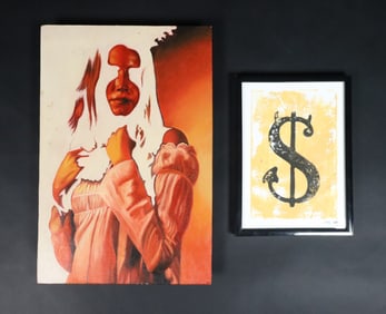 2 Piece Art Lot
