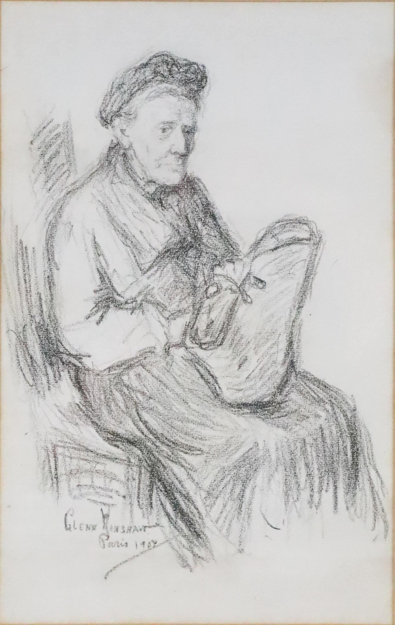 Glenn Copper Henshaw Charcoal Portrait (1 of 9)