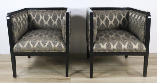 Pair Of Art Deco Club Chairs