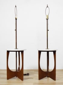 Pair of Pearsall Style Mid-Century Modern Lamps