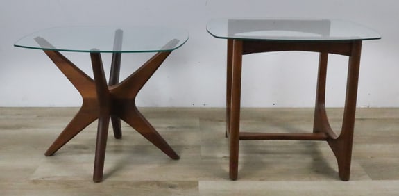 2 Adrian Pearsall Mid Century Modern Side Tables
