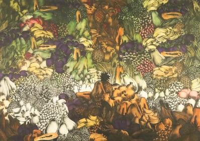 Ismael Vargas Etching & Aquatint Fruta