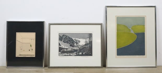 3 Piece Art Lot Zalon, Hughes, Hunn