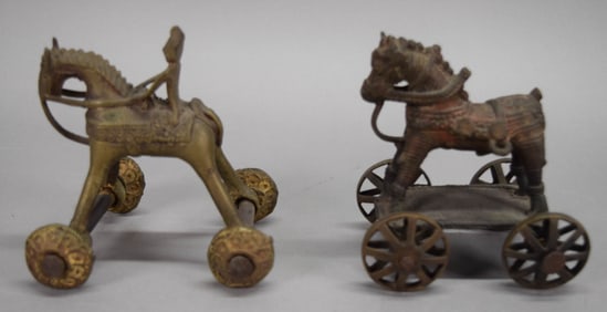 2 Brass Temple Toys