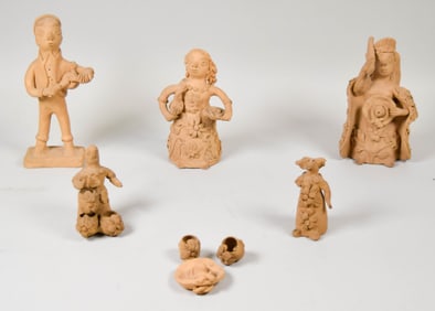 5 Teodora Blanco Mexican Pottery Figures