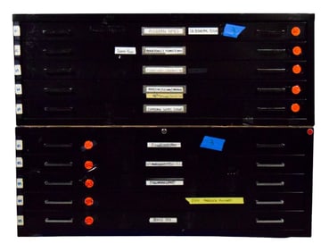 2 Archive Designs 5 Drawer Metal Flat Files