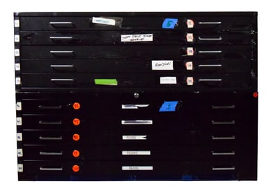 2 Archive Designs 5 Drawer Metal Flat Files