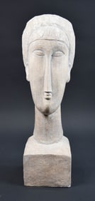 After Modigliani Austin Productions Plaster Bust
