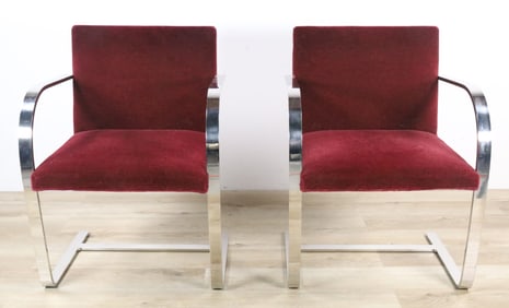 Pair of Ludwig Mies Van der Rohe Brno Chairs