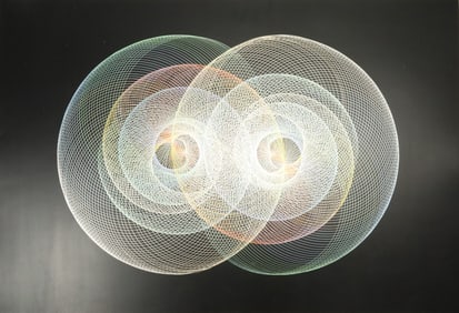 Jorge Robelo Acrylic on Paper Retrocromia No. 15