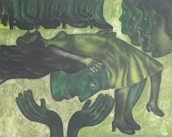 Rodolfo Morales Etching Figures