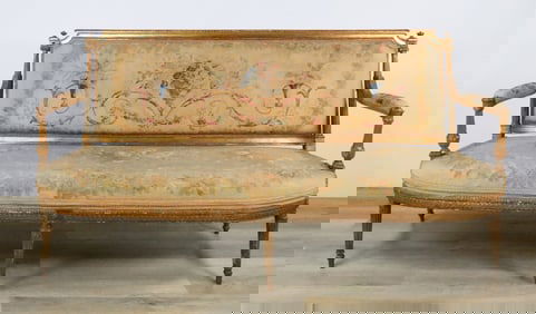 French Louis XVI Settee