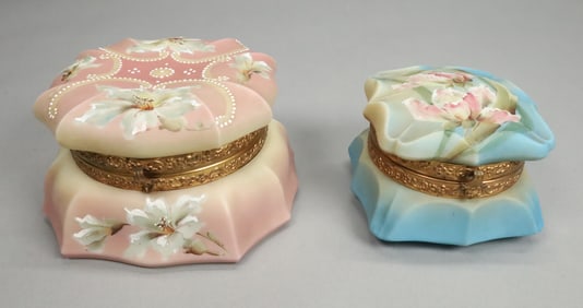 2 C.F. Monroe Nakara Dresser Boxes