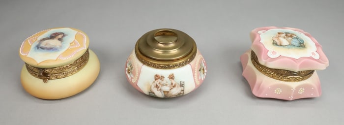 3 C.F. Monroe Nakara Scenic Dresser Pieces