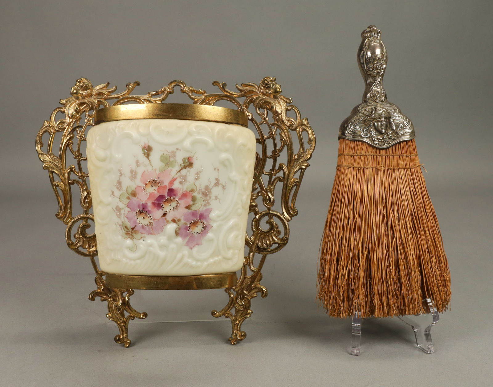 Wave Crest Broom Holder & Sterling Handled Broom (1 of 13)