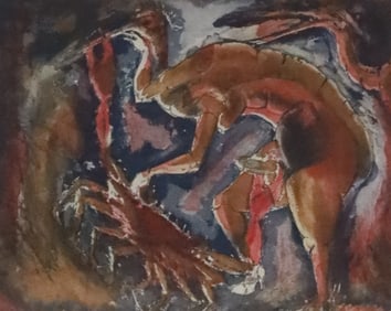 Francisco Toledo Etching Cangrejo Mano Larga