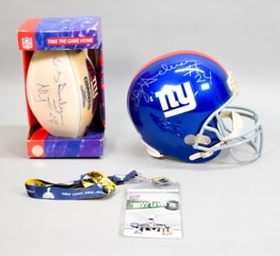 Ottis Anderson Autographed NY Giants Memorabilia