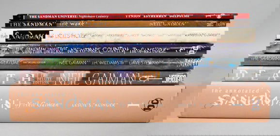 7 Sandman Hardcovers And Trade Paperbacks