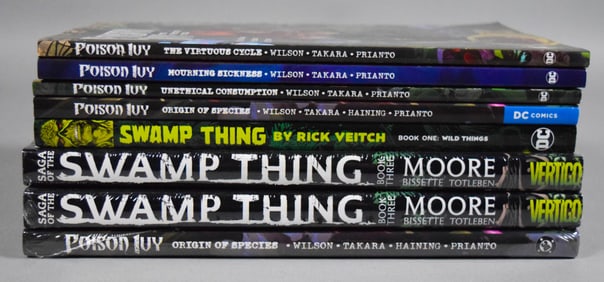 8 DC Comics Books Swamp Thing & Poison Ivy