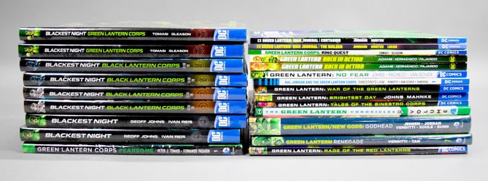 23 DC Comics Green Lantern Books TPB, Hardcover