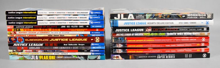 24 DC Comics Justice League Books Hardcover & TPB