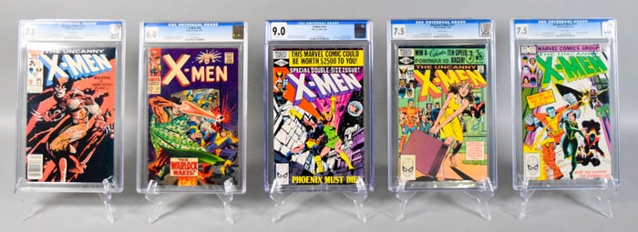5 CGC Graded Comics X-Men