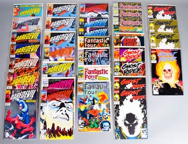 45 Marvel Ghost Rider, Daredevil, Fantastic Four