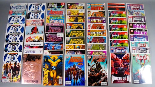 60 Marvel Avengers Comic Books AvX, House of M