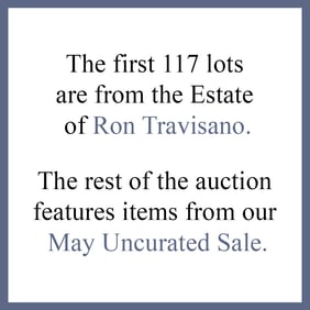 First 117 Lots are from Estate of Ron Travisano