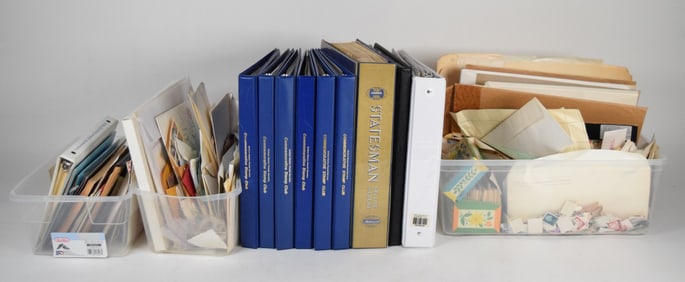 Lot of Stamps, Albums, Loose Stamps