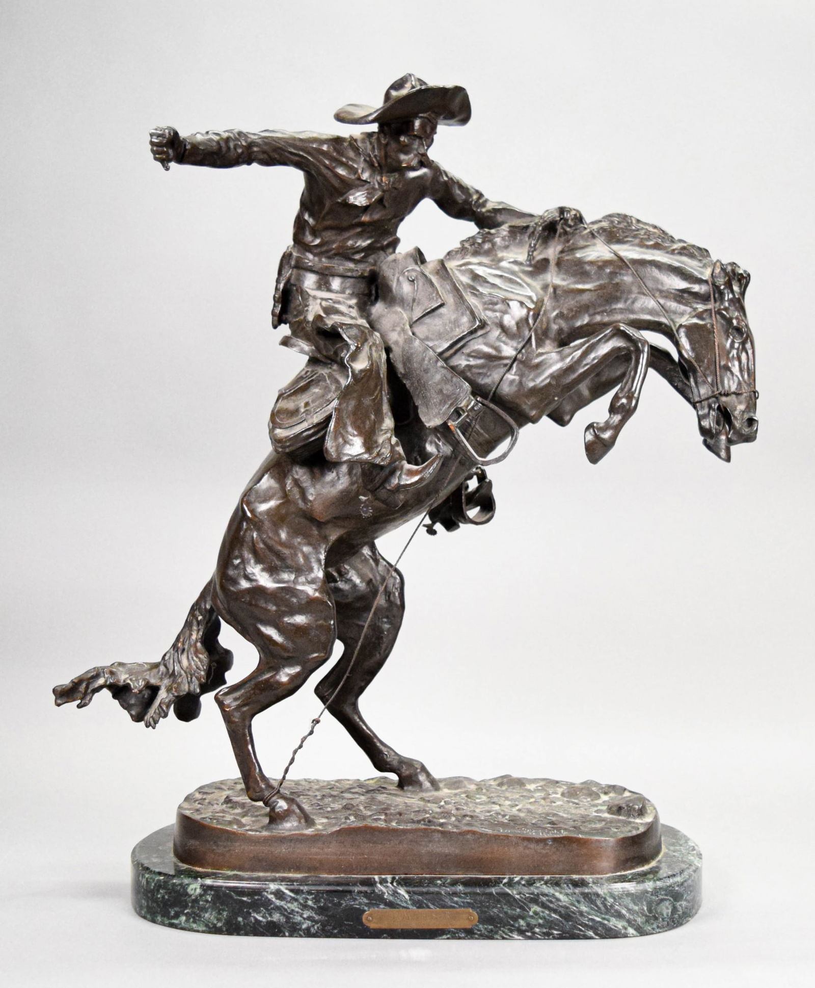 After Frederic Remington Bronze Bronco Buster (1 of 11)
