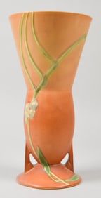Roseville Pottery Futura Vase Falling Bullet