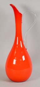 Blenko Style Glass Ewer