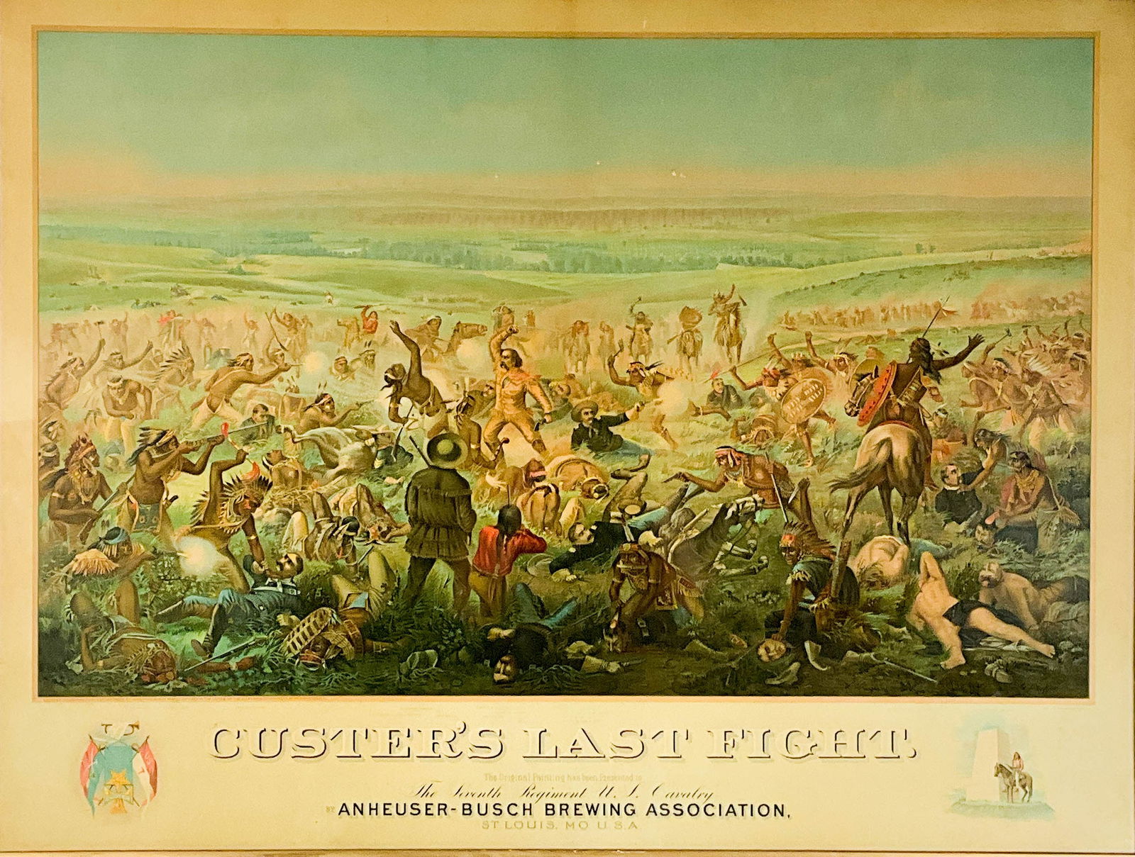 Aheuser-Busch "Custer's Last Fight" Beer Ad (1 of 16)