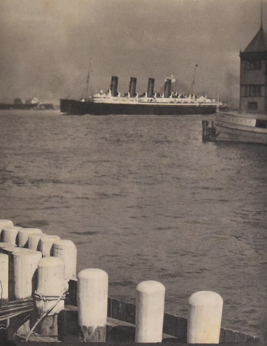 Alfred Stieglitz Photogravure The Mauretania (1 of 5)