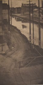 Clarence H. White Photogravure Telegraph Poles
