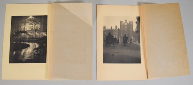 2 Alvin Langdon Coburn Photogravures Piccadilly