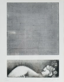 Vladimir Cora Etching Reposo