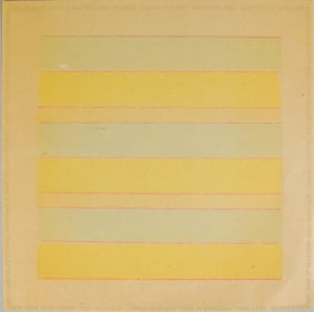 Agnes Martin 50 Small Paintings Pace Invite 1978