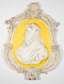 Carved Wood Wall Plaque