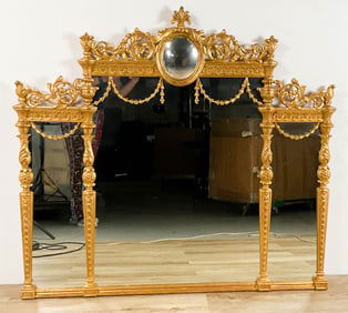 Neoclassical Gilt Wood Mirror