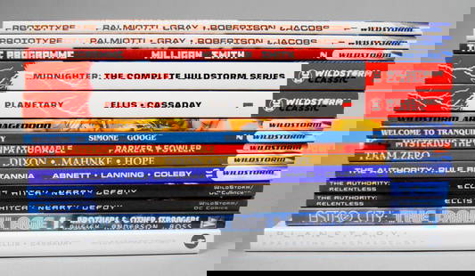 14 Wildstorm / DC Comics Books Planetary Prototype: 14 Wildstorm / DC Comics books. The Programme 2, Planetary: Spacetime Archaeology, Mysterious The Unfathomable, The Authority: Rule Britannia 10, 2 copies Prototype 1, Midnighter: The Complete Wildsto